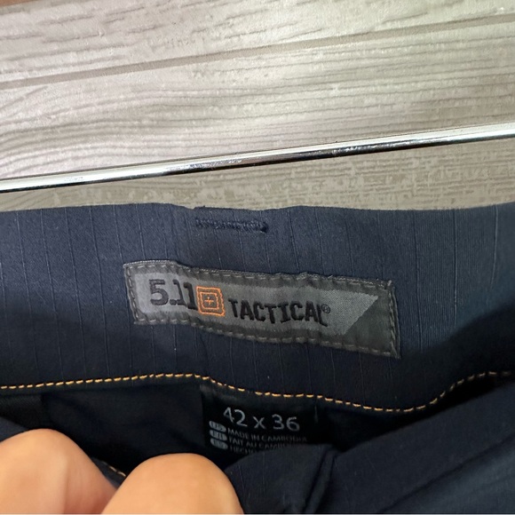 5.11 Tactical Dark Navy Blue Street Cargo Pants 42 x 36 Fast-Tac Urban New - Picture 6 of 6